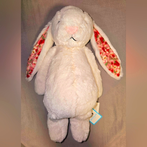 Jellycat Blossom Cream Bunny 'Berry' Medium - BNWTS - Picture 1 of 5